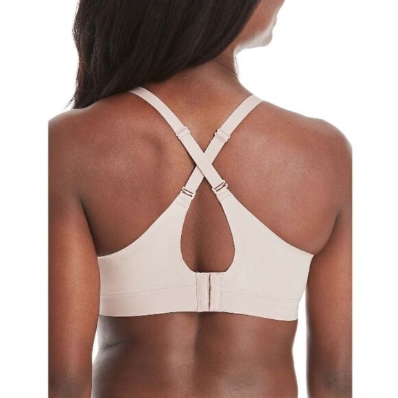 Hanes Signature Invisible Embrace Lightweight Smooth Support Wirefree Bra Sz 3XL - Picture 4 of 8